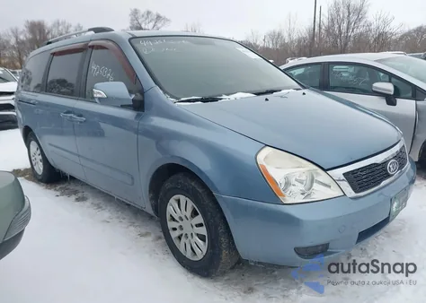 2012 Kia Sedona Lx из США, поврежденный, VIN KNDMG4C7XC6472852